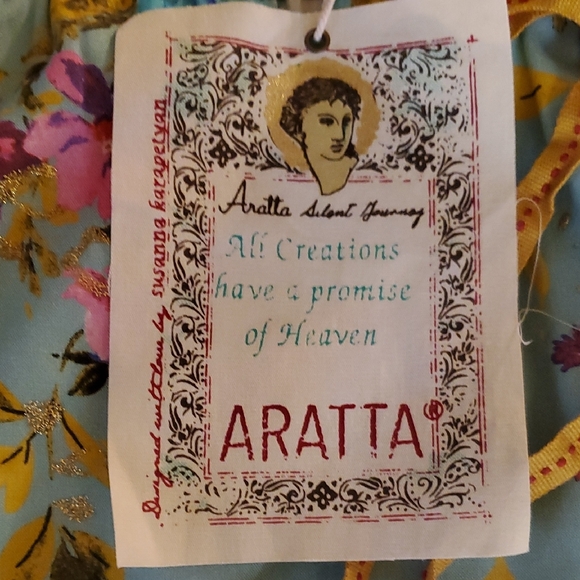 NWT Aratta Floral Wide Leg Pants - Multicolor - Picture 2 of 6